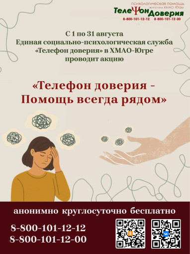 Акция «Телефон доверия - Помощь всегда рядом» Акция «Телефон доверия - Помощь всегда рядом».